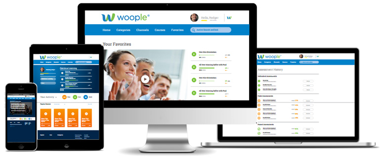 screenshots of Woople